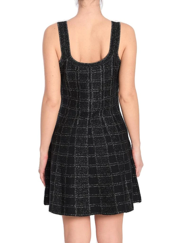 Gucci Gucci Lamé Check Jacquard Dress 2