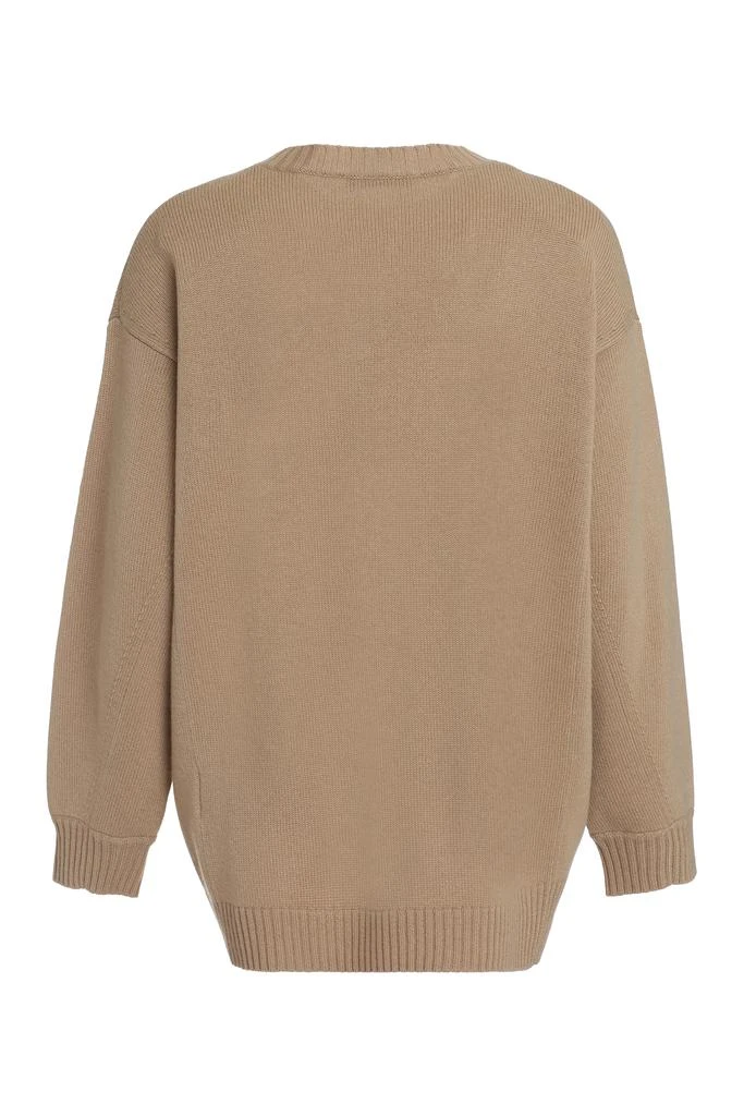 MAX MARA FIDO WOOL-CASHMERE BLEND CREW-NECK PULLOVER 2