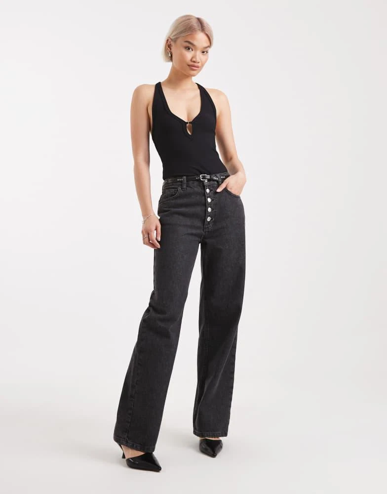 Edikted Edikted Alanah cut out ribbed bodysuit 4