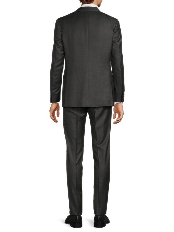 Canali Modern-Fit Solid Wool Two-Button Suit