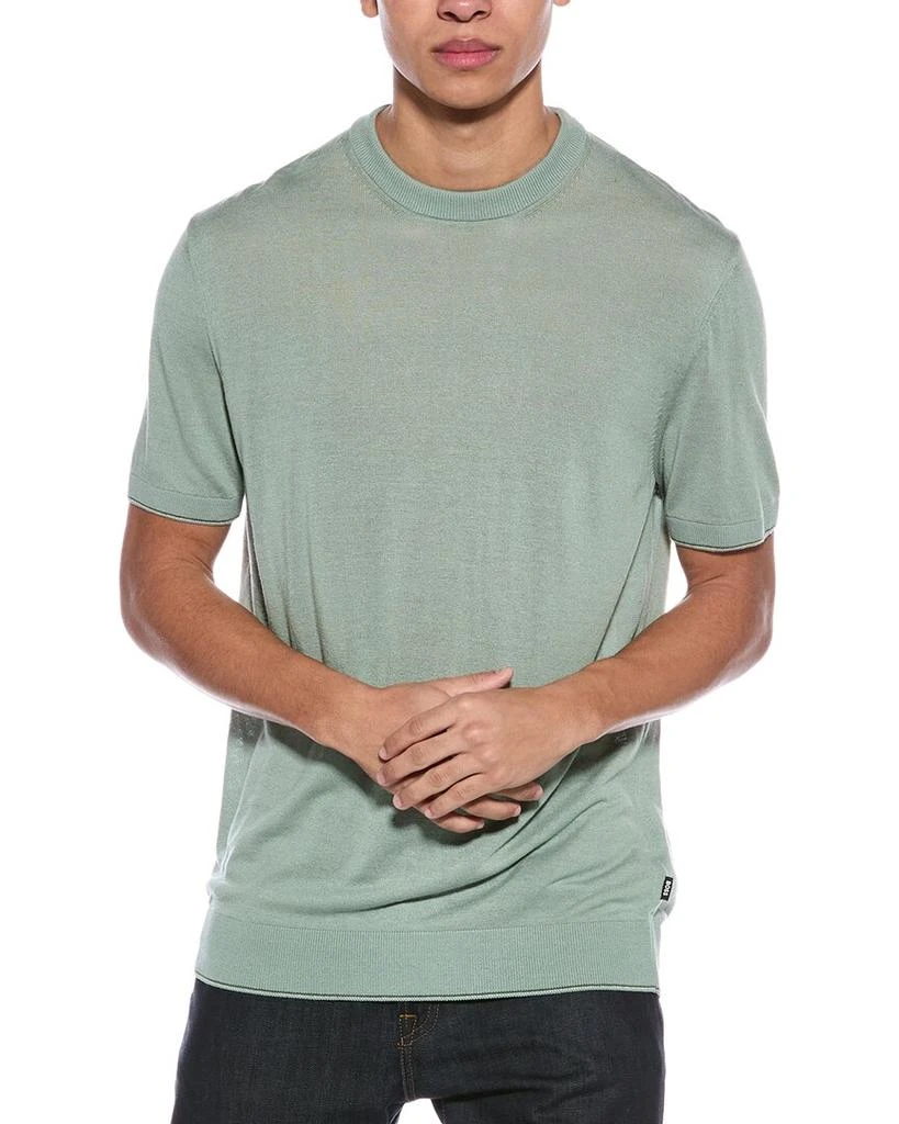 Boss by Hugo Boss BOSS Hugo Boss Tramonte Linen-Blend T-Shirt 1