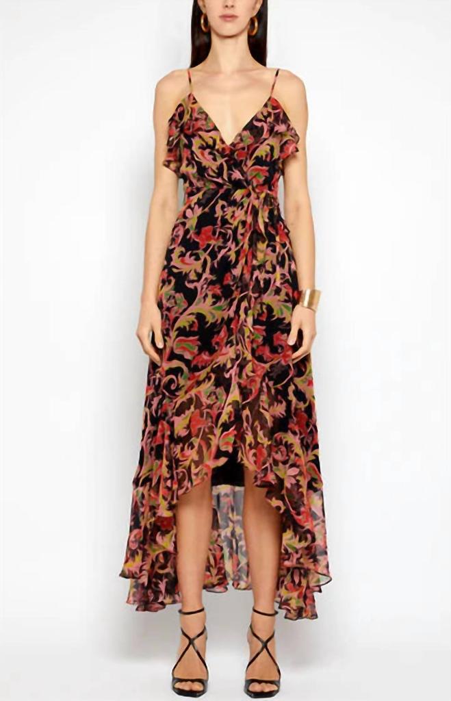 PRABAL GURUNG Prabal Gurung - Printed Ruffle Hem Dress