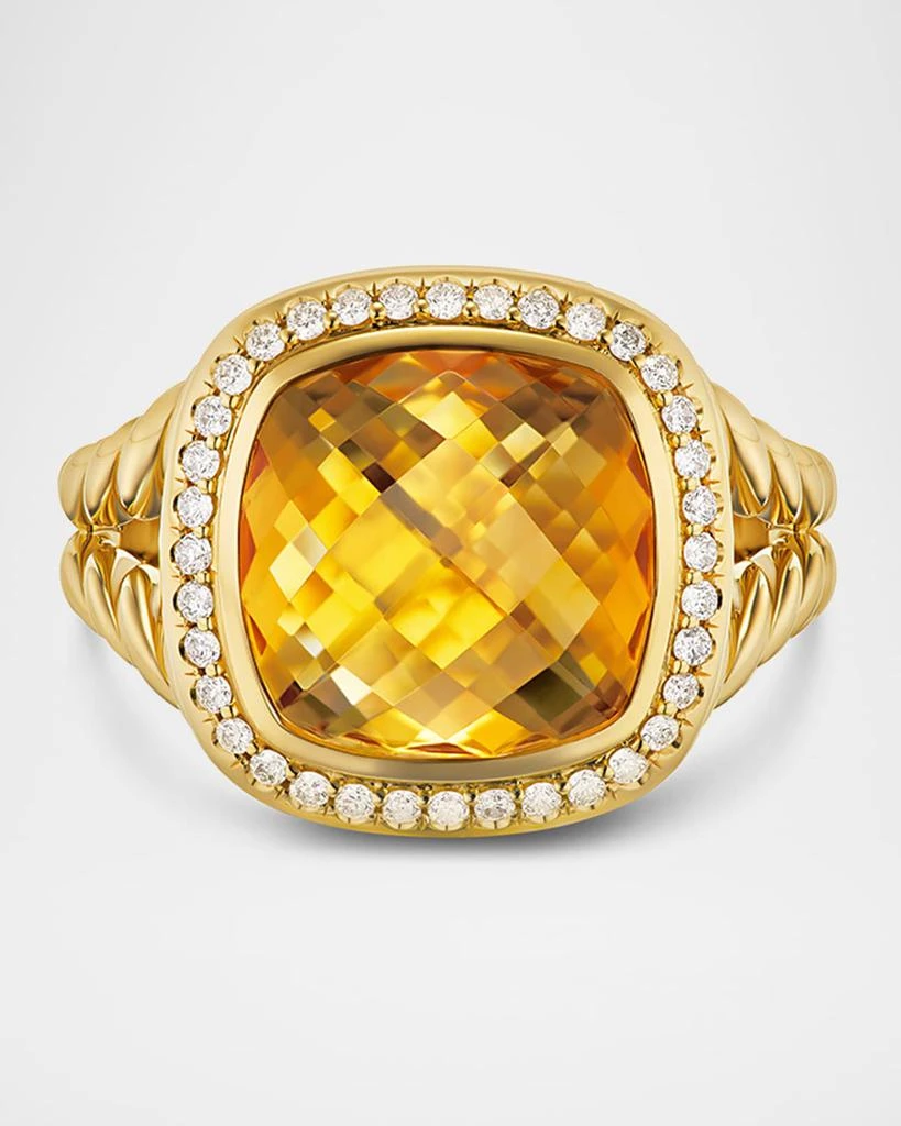 David Yurman Albion Ring with Gemstones and Diamonds in 18K Gold 1