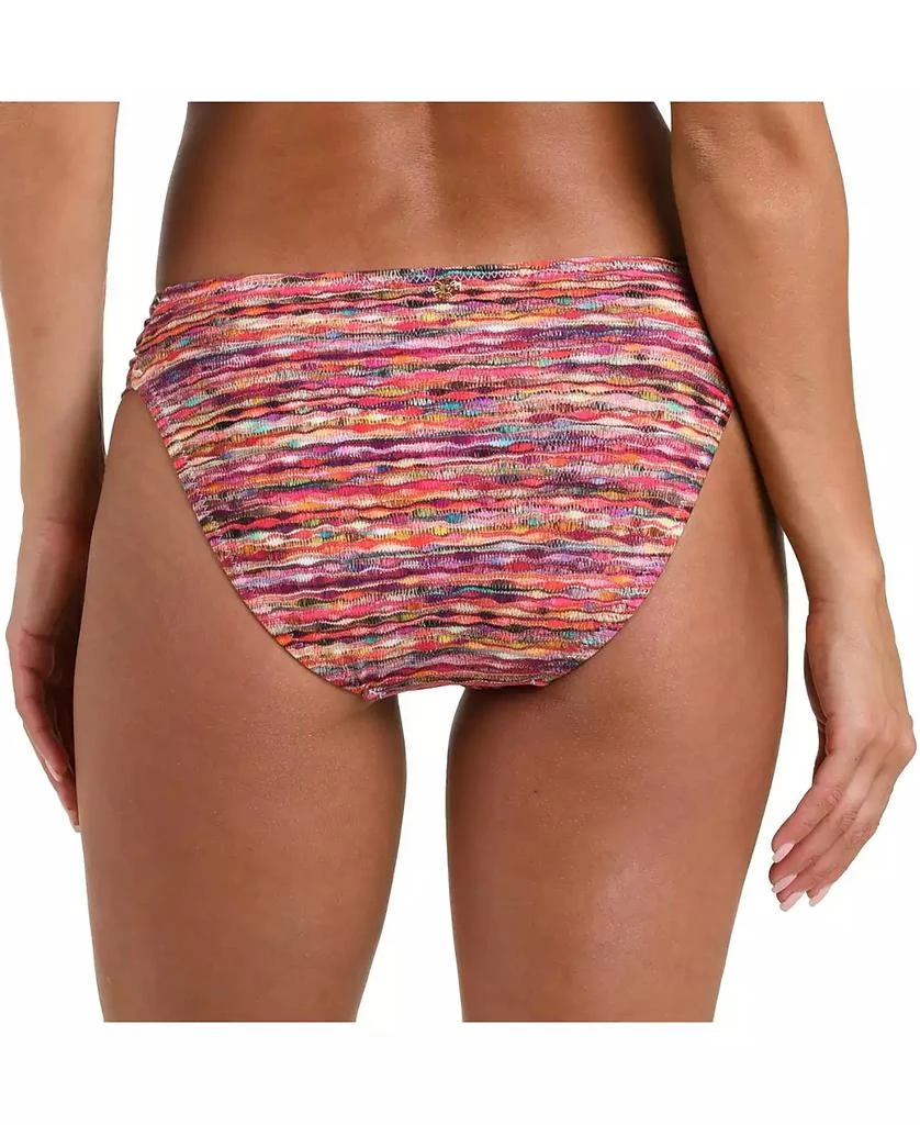 Sunshine 79 Women's Shimmer Ripple Side Shirred Hipster Bottom 3