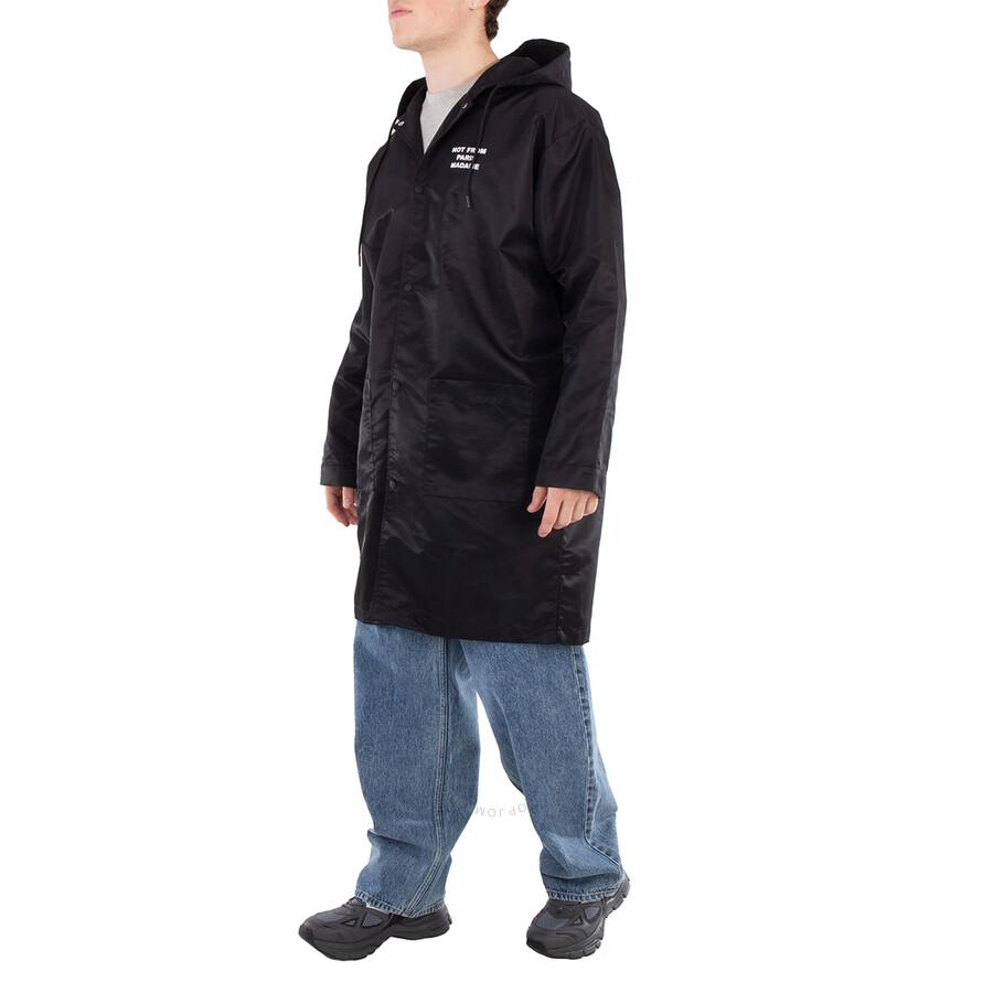 Drôle de Monsieur Men's Black Not From Paris Madame Parka