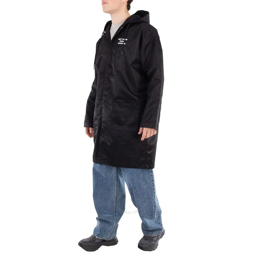 Drôle de Monsieur Men's Black Not From Paris Madame Parka 2