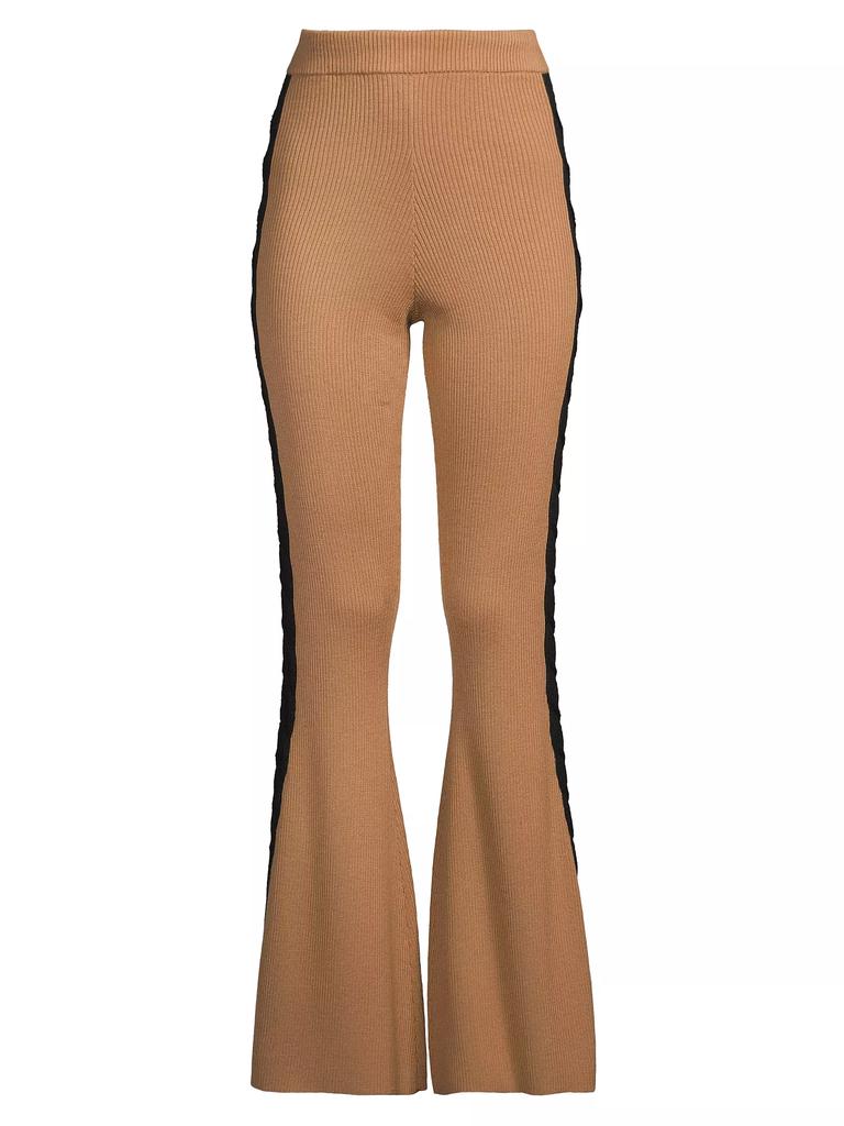 Victor Glemaud Wool Flared Leg Pants