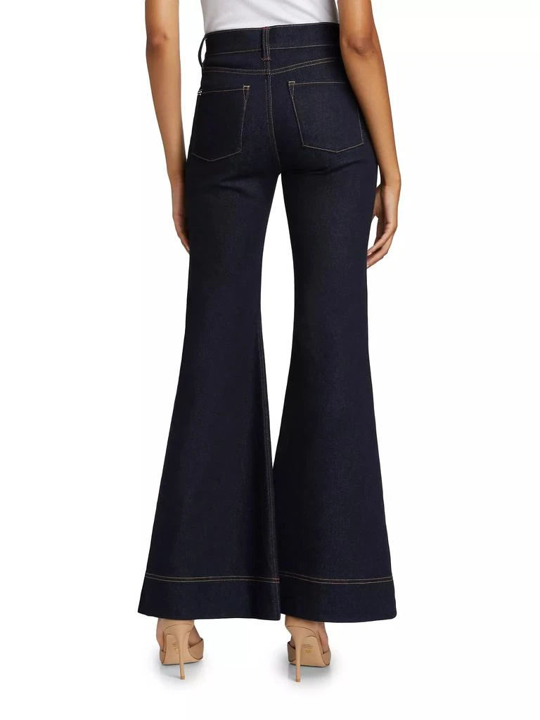 Alice + Olivia High-Rise Flared Jeans 5