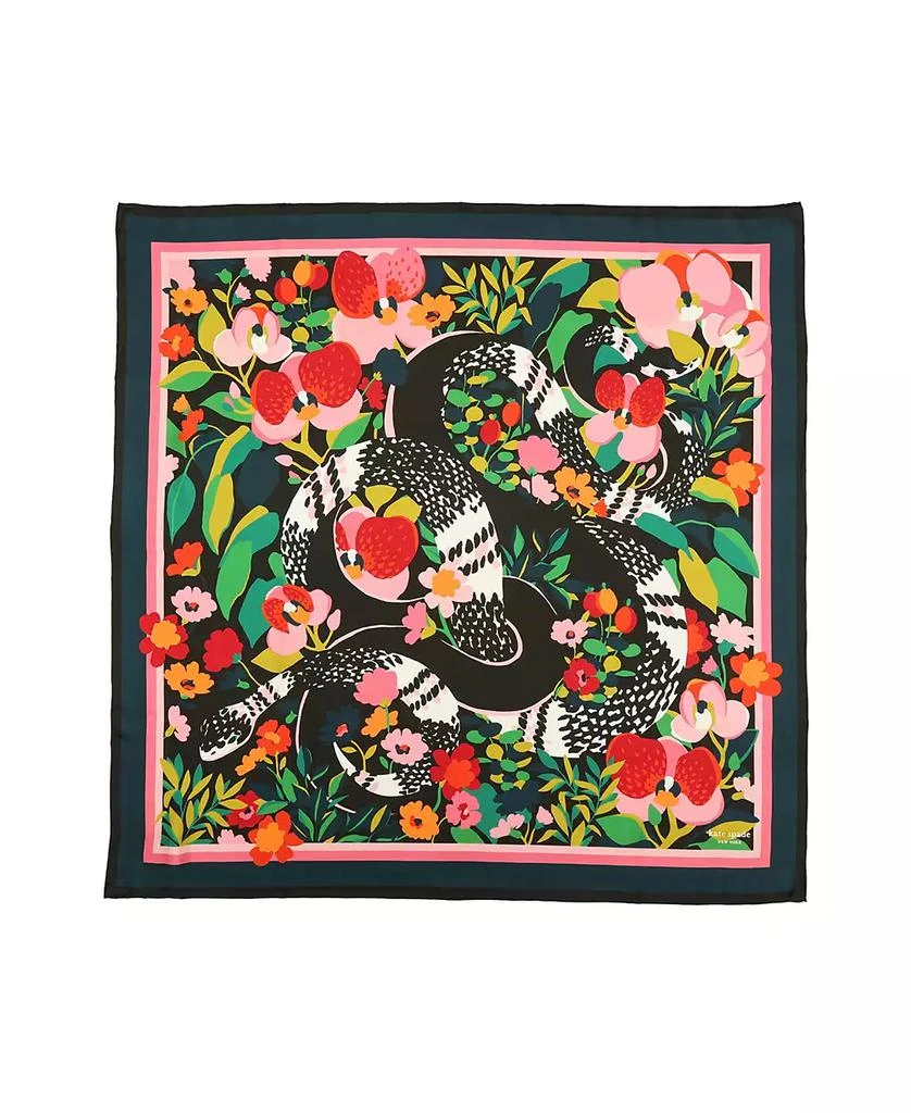 Kate Spade Women's Garden Snake Silk Square Scarf 1