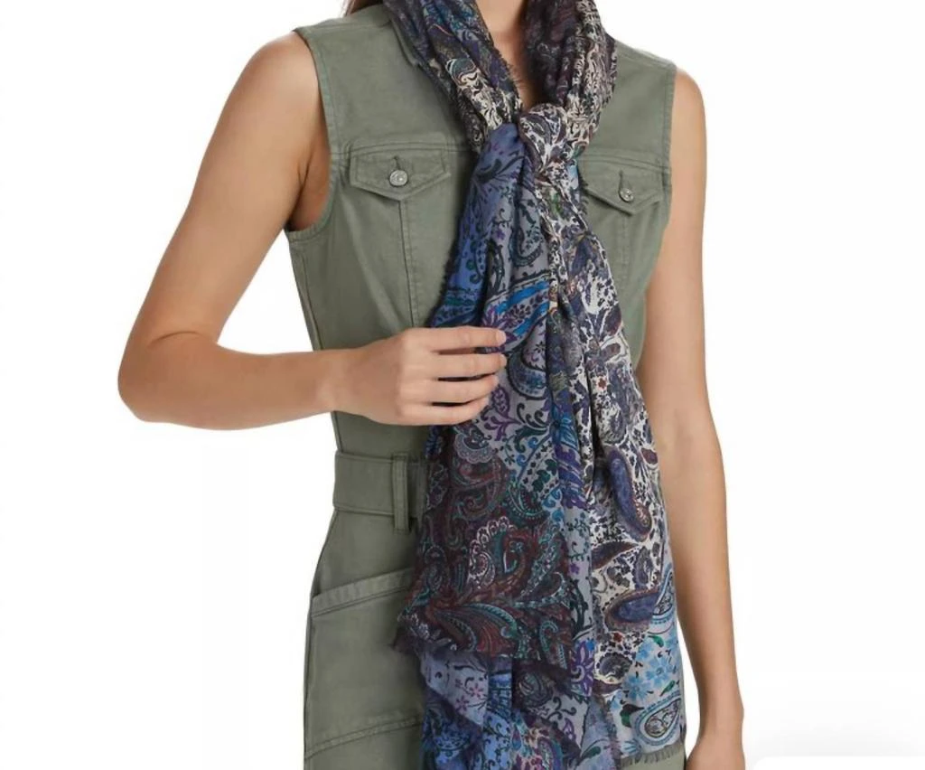 Jane Carr The Paisley Wrap In Stormy Blu 3