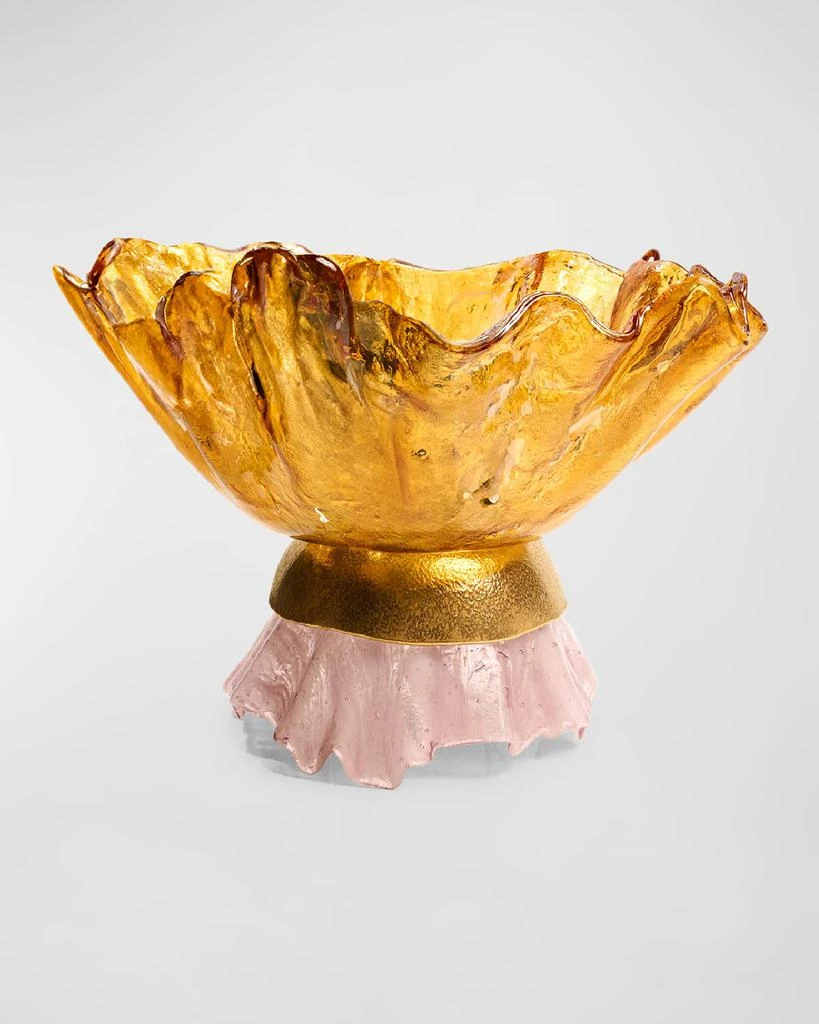 Vetrofuso Ballarina Bronze Vase