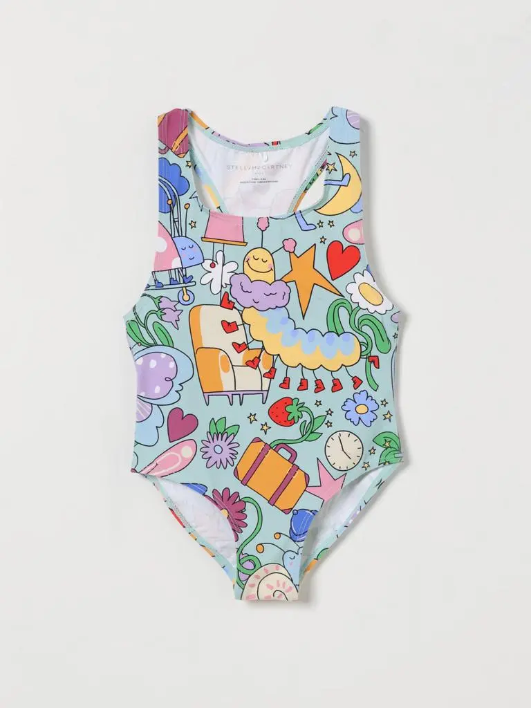 Stella McCartney Stella McCartney Kids Printed Polyester One-Piece Swimsuit