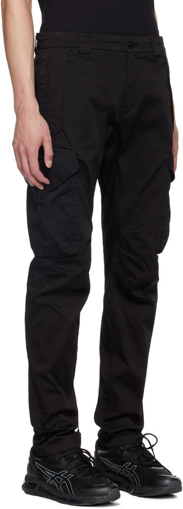 C.P. Company Black Ergonomic Cargo Pants 2