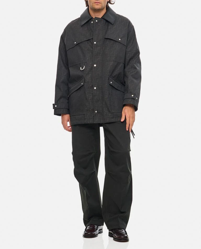 Fendi Blouson Coated Canvas Logo 2