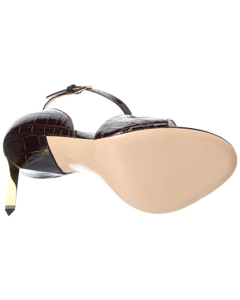 Tom Ford Croc-Embossed Leather Sandal 4