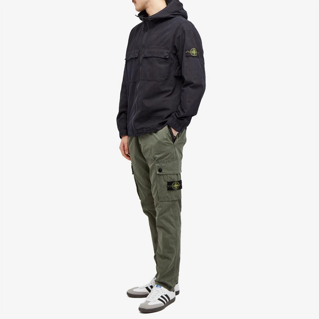 Stone Island Stone Island Brushed Cotton Canvas Cargo Pants 4
