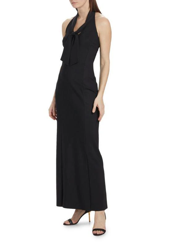 Chiara Boni Bambi Sje Tie Halter Gown 3