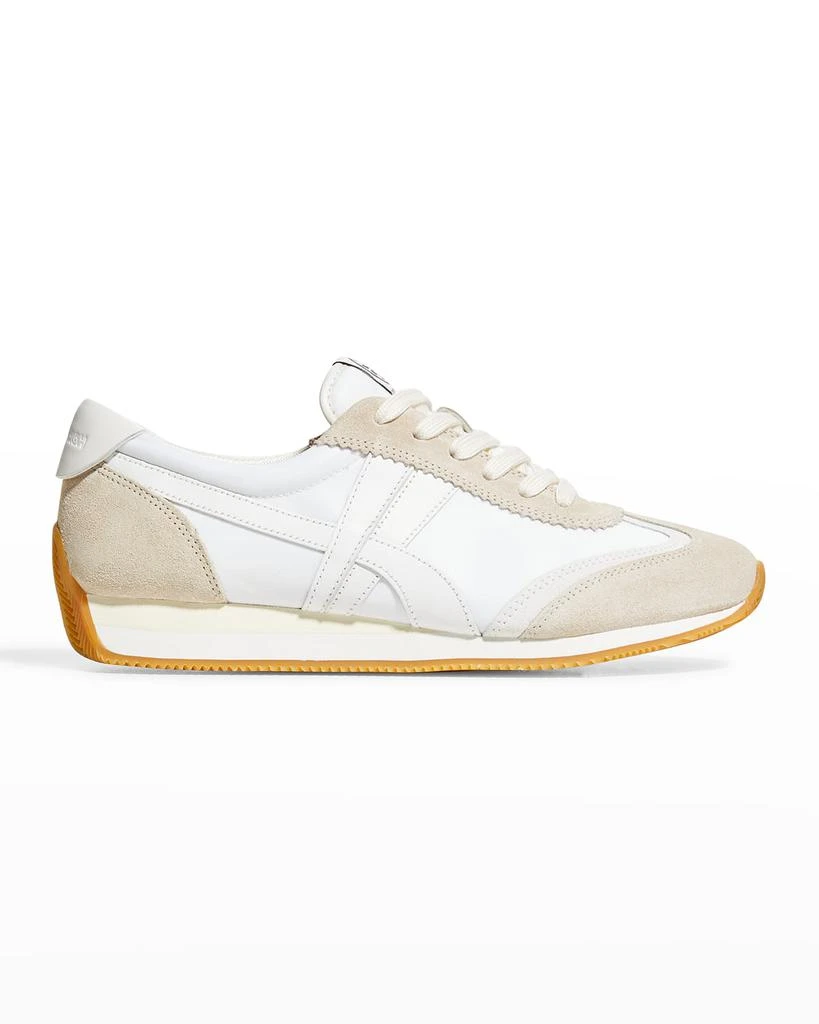 Tory Burch Hank Mixed Leather Retro Sneakers 1