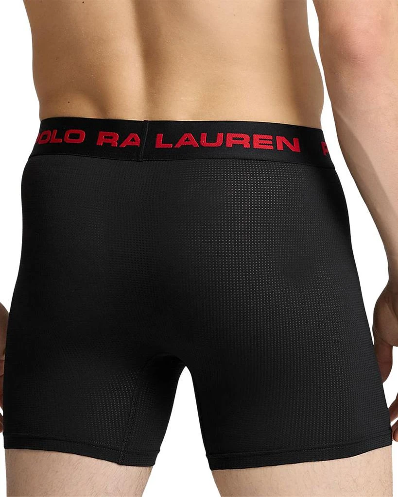 Ralph Lauren Nylon Stretch Moisture Wicking Boxer Briefs, Pack of 3 3