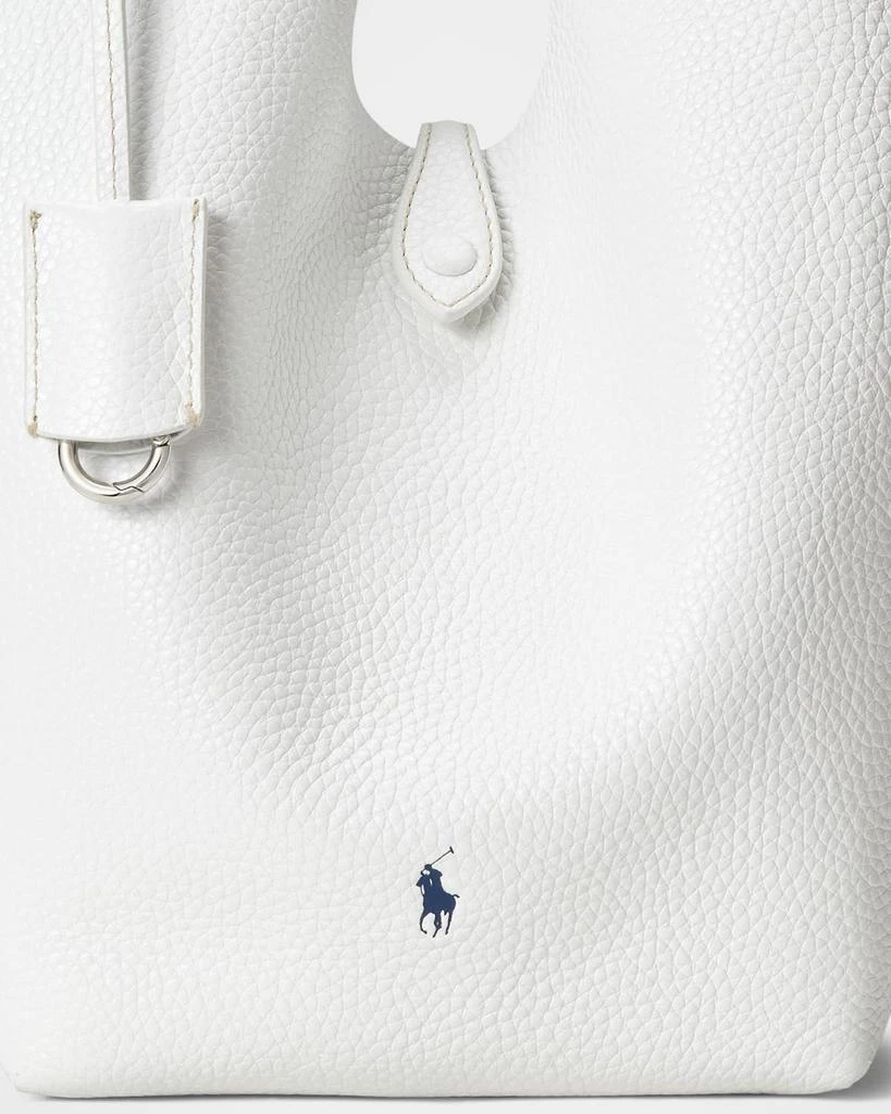 Ralph Lauren Polo Play Pebbled Leather Tote Bag 5