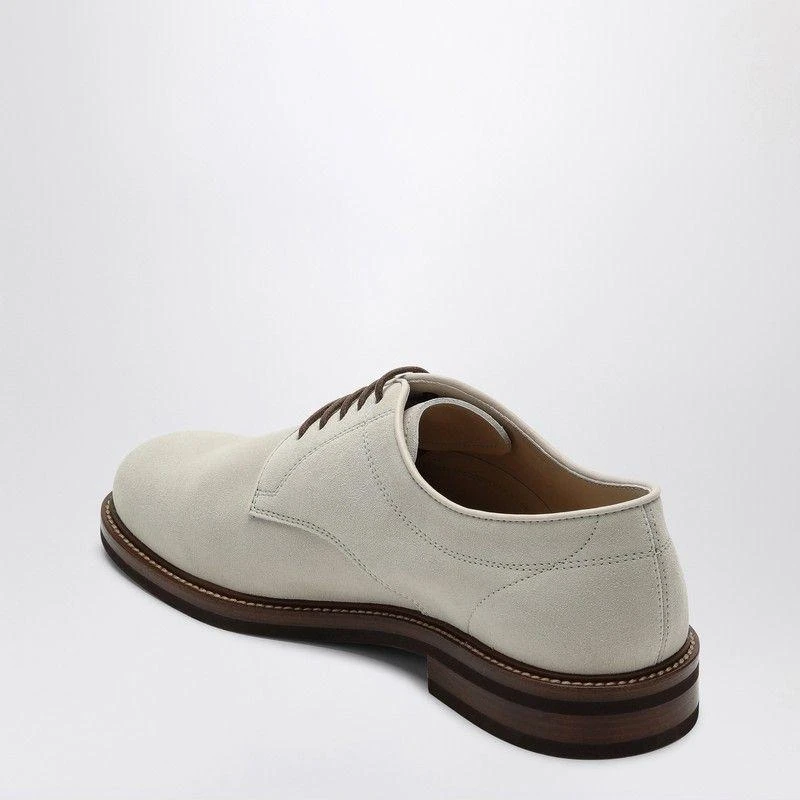 Brunello Cucinelli OATMEAL COLOURED SUEDE DERBY 4