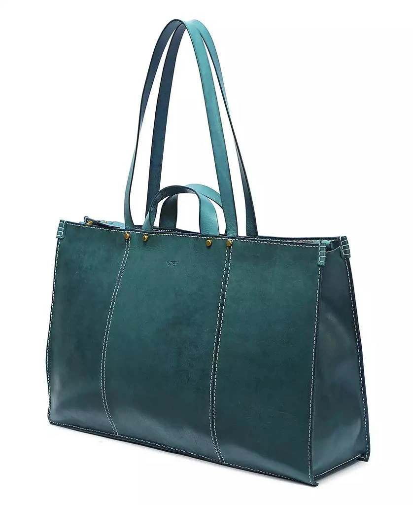 OLD TREND Women's Genuine Leather Sandstorm Tote Bag 5