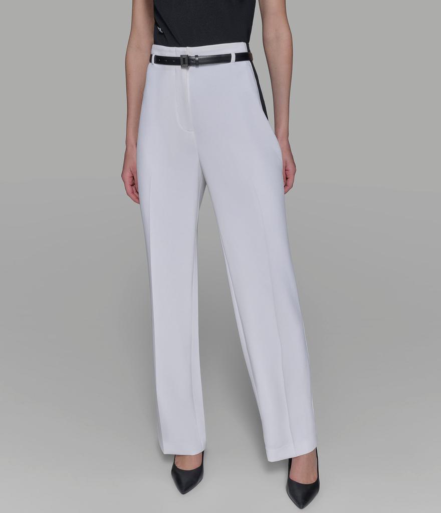 Karl Lagerfeld Paris BELTED WIDE LEG TROUSER