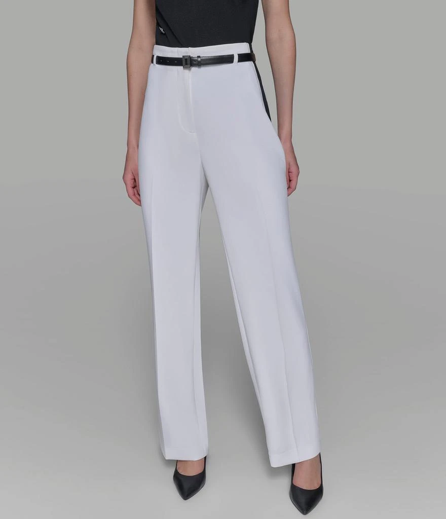 Karl Lagerfeld Paris BELTED WIDE LEG TROUSER 1