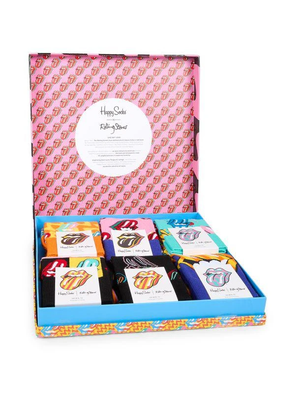 Happy Socks 6-Pack Rolling Stones Socks Gift Set 3