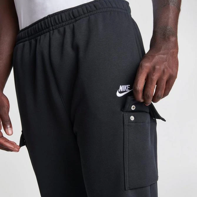 NIKE Men's Nike Sportswear Club Fleece Cargo Jogger Pants 5