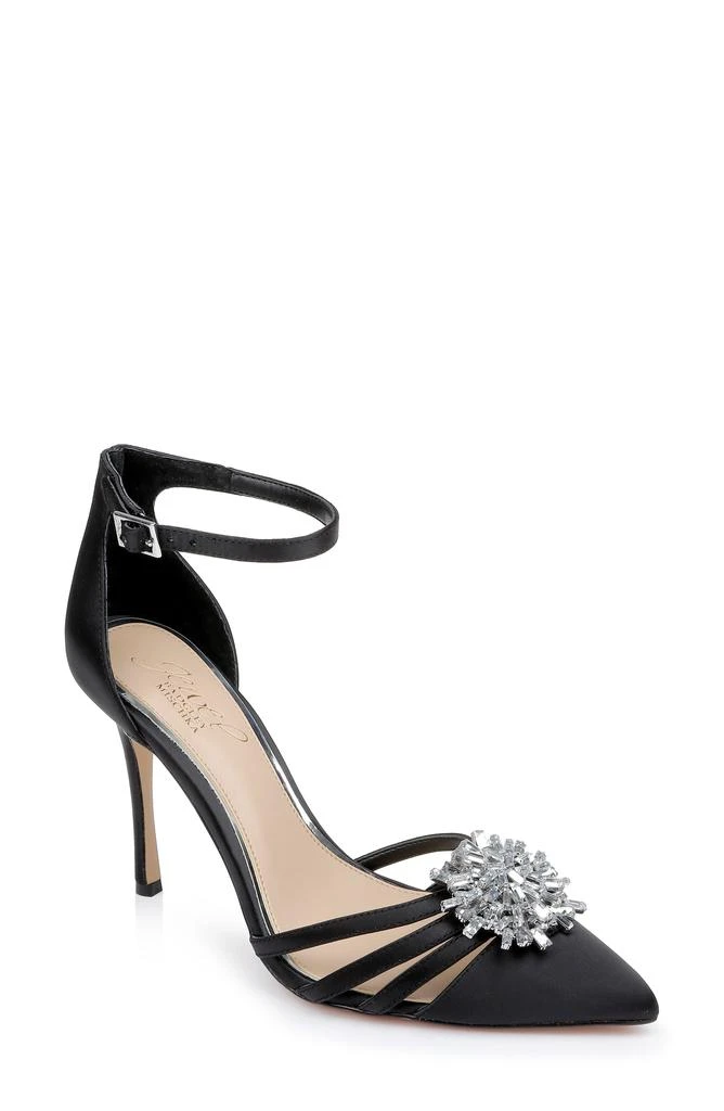 Badgley Mischka Violette Ankle Strap Pointed Toe Pump 1
