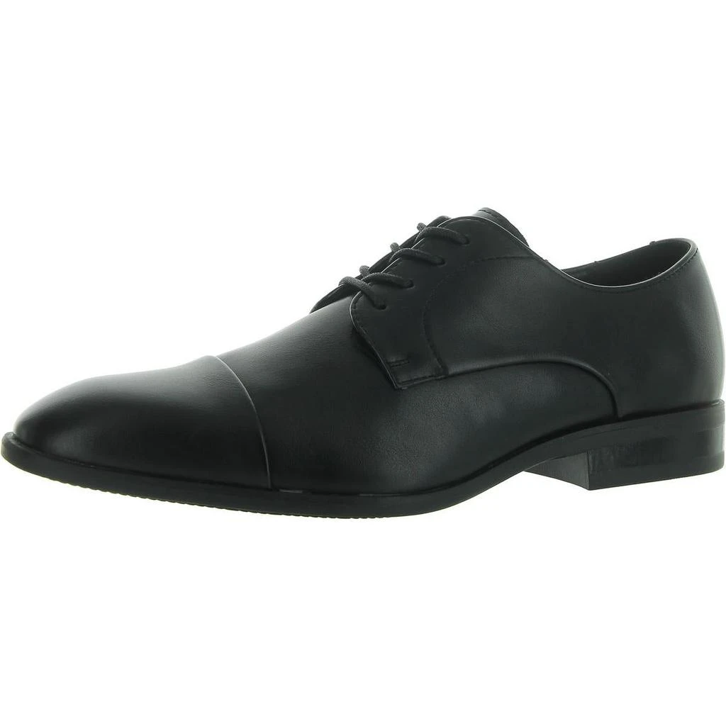 Alfani Quinn Mens Faux Leather Lace Up Oxfords 1