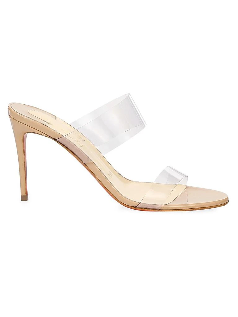Christian Louboutin Just Nothing 85MM Patent Leather Mules 1
