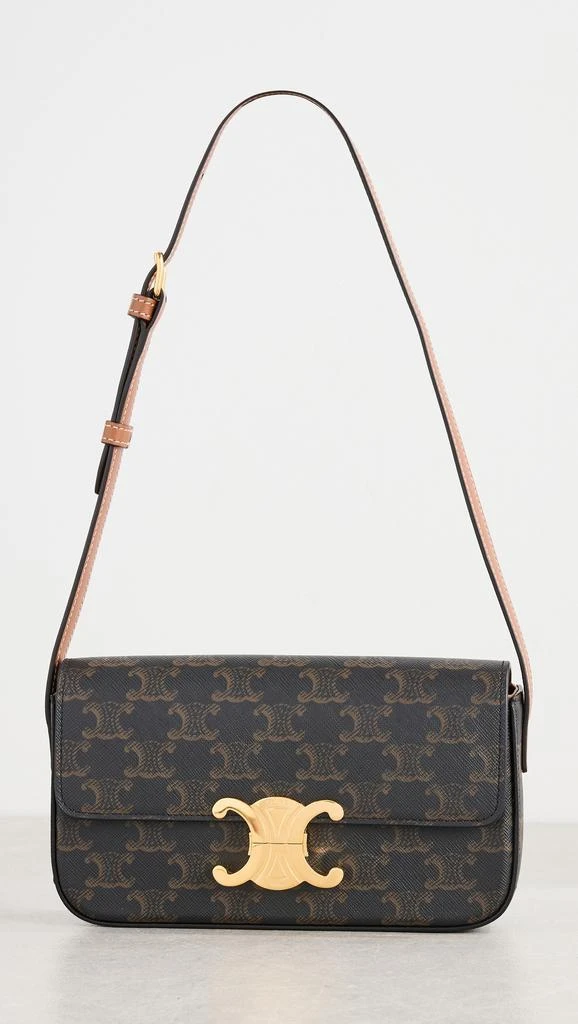 Shopbop Archive Celine Claude Shoulder Bag, Triomphe Canvas 1