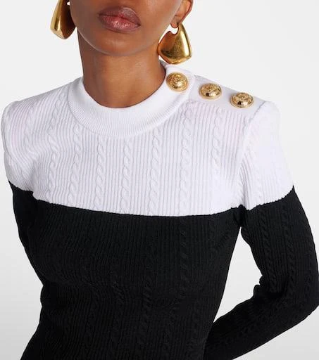 Balmain Cable-knit sweater 4