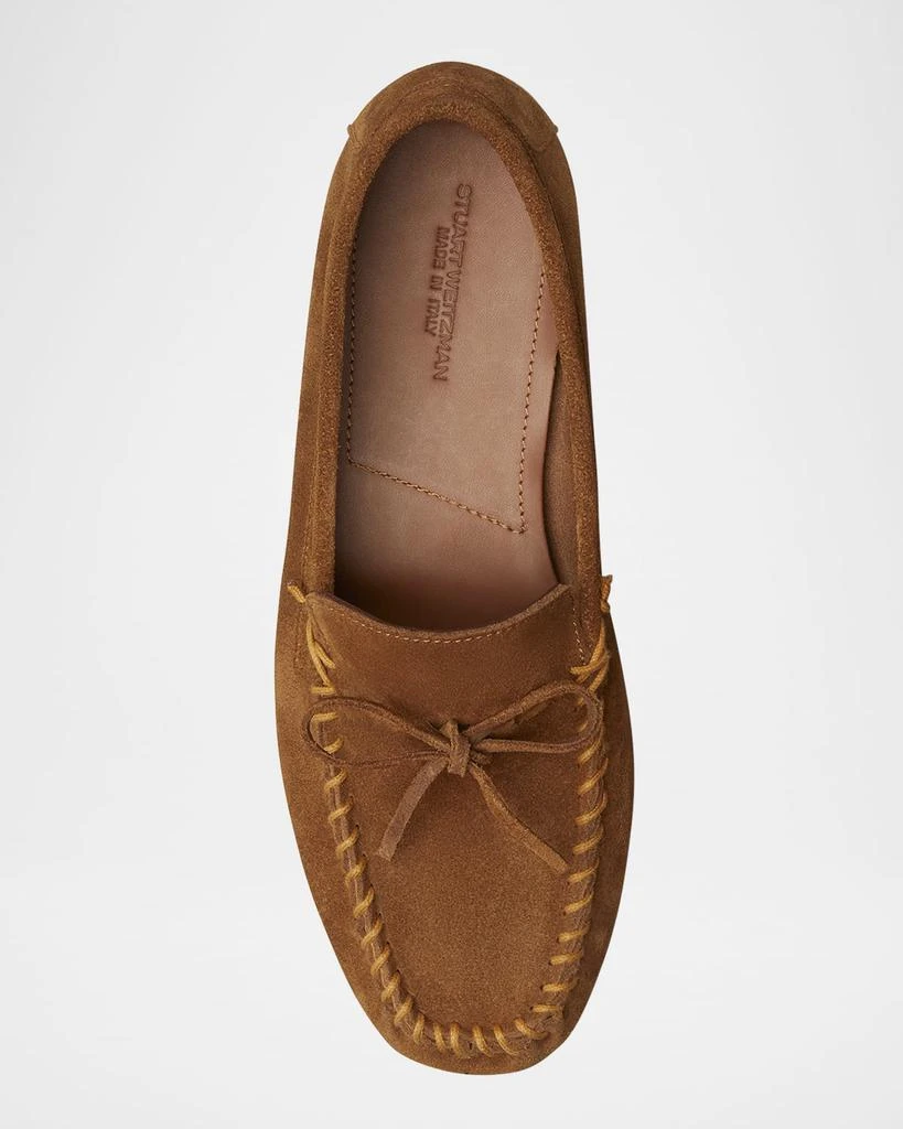 Stuart Weitzman Men's Montauk Suede Moccasin Loafers 4