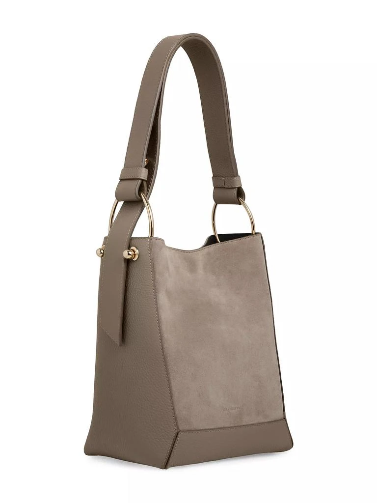 Strathberry Lana Midi Suede Bucket Bag 5