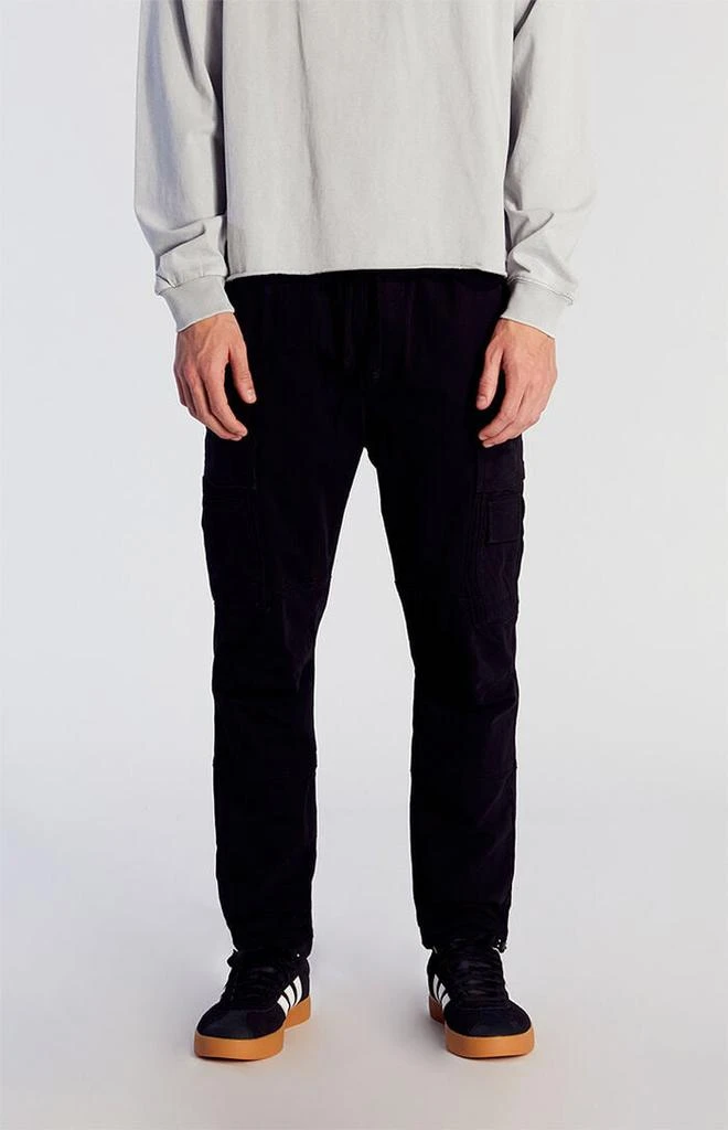 PacSun Stretch Black Slim Cargo Pants 1