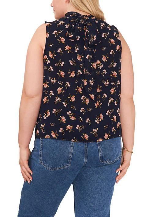 1. State Plus Size Mock Neck Floral Top 2