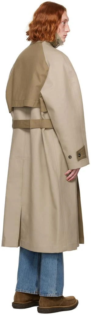 GANT 240 MULBERRY STREET Beige Oversized Trench Coat 3