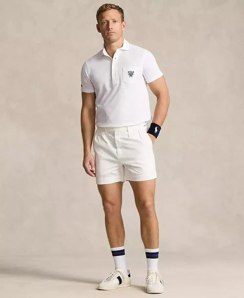 Ralph Lauren Men's Wimbledon 2024 Cotton Mesh Polo Shirt 4