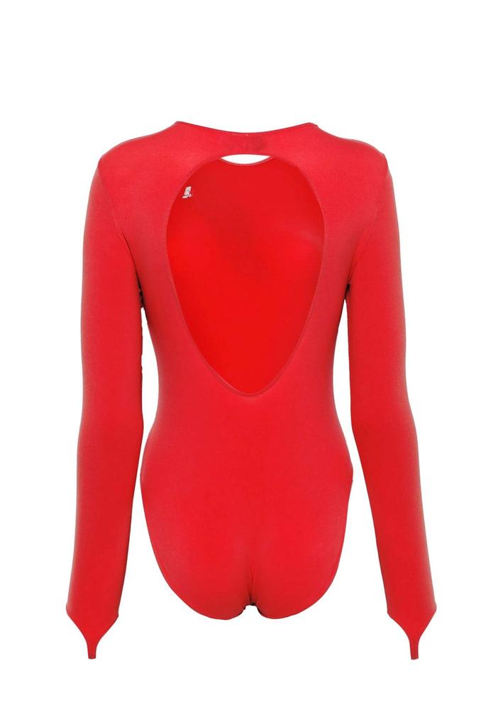 ANDREA ADAMO Andrea Adamo Open-Back Bodysuit