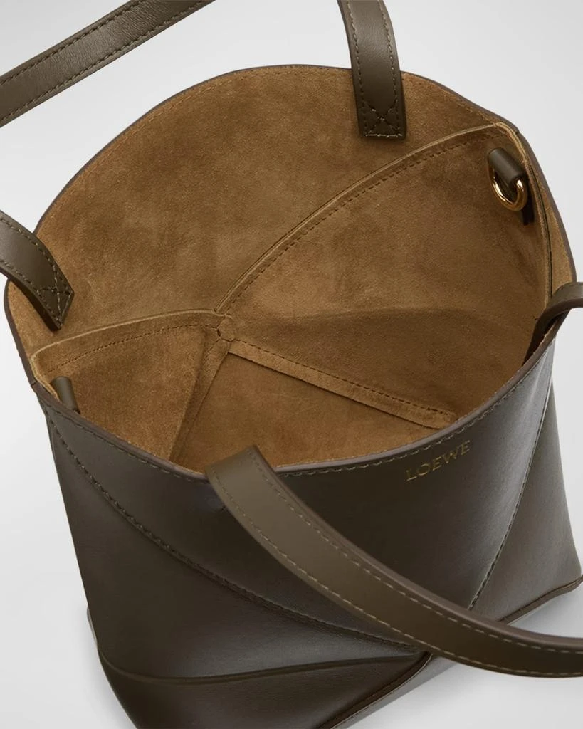 Loewe Puzzle Fold Mini Tote Bag in Shiny Leather 4