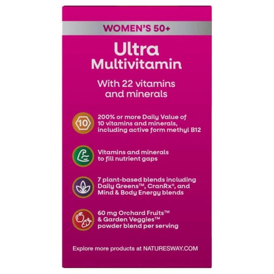 Nature's Way Once Daily Women's 50+ Ultra Potency Multivitamin Tablets 2