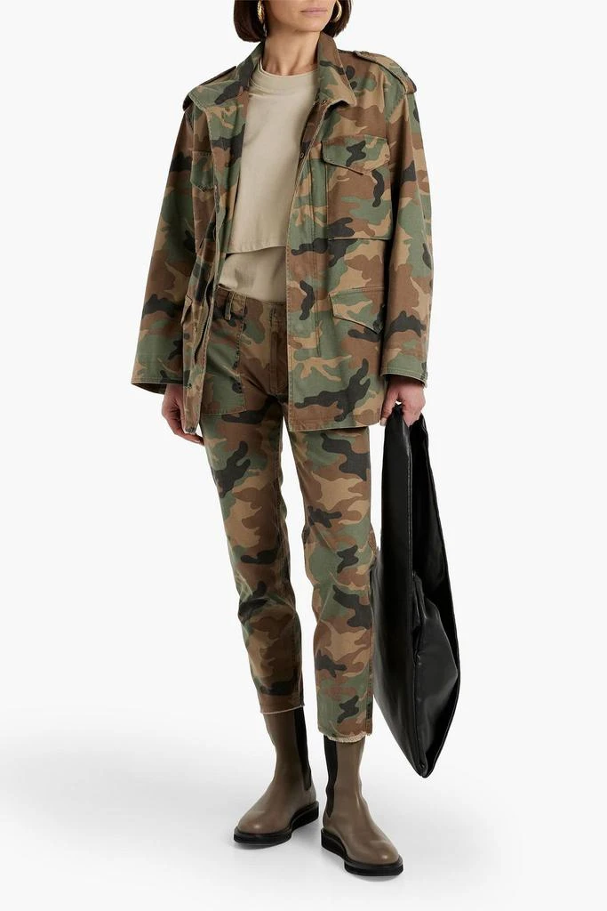 NILI LOTAN Camouflage cotton-blend twill jacket 2