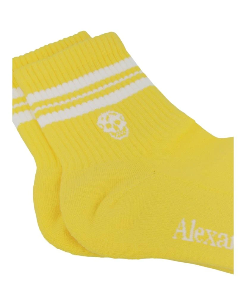 Alexander McQueen Stripe And Skull Sport Socks 3