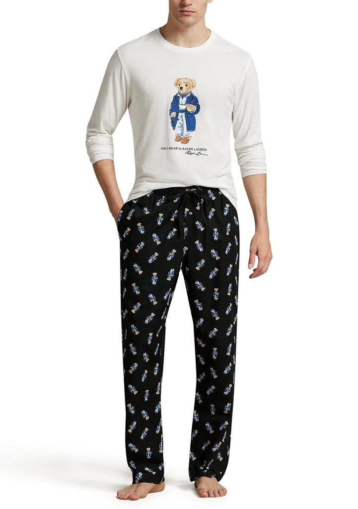 Ralph Lauren Men
s Long Sleeve Crewneck Shirt and Pajama Pants Set