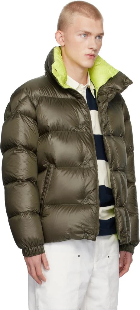 Moncler Khaki Leste Short Down Jacket 2