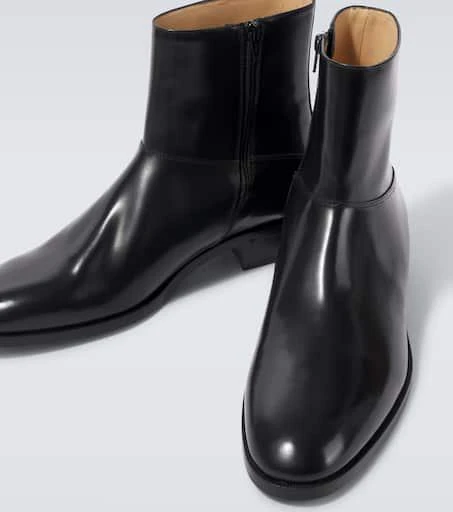 Valentino VLogo leather ankle boots 3