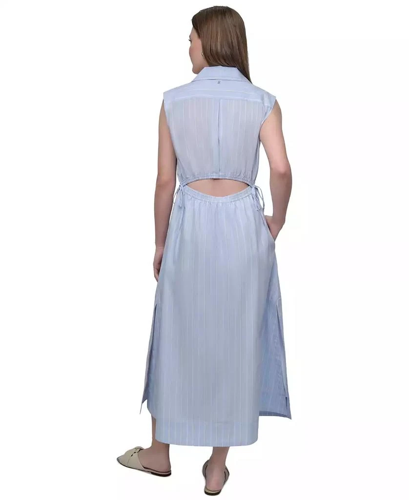 DKNY Women's Back-Cut-Out Sleeveless Maxi Dress 6